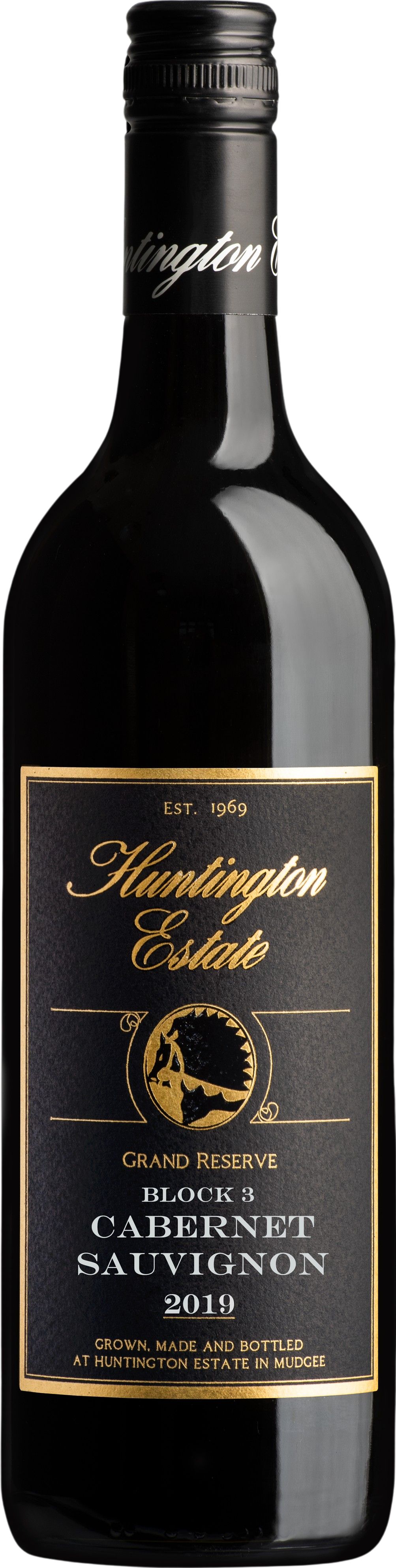 Huntington Estate Block 3 Cabernet Sauvignon  2019 Mudgee bottle